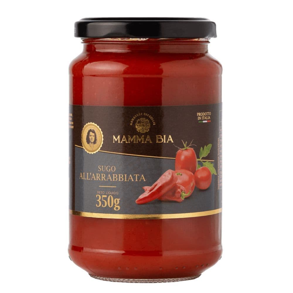 Molho Italiano Arrabbiata Picante e Saboroso 350g