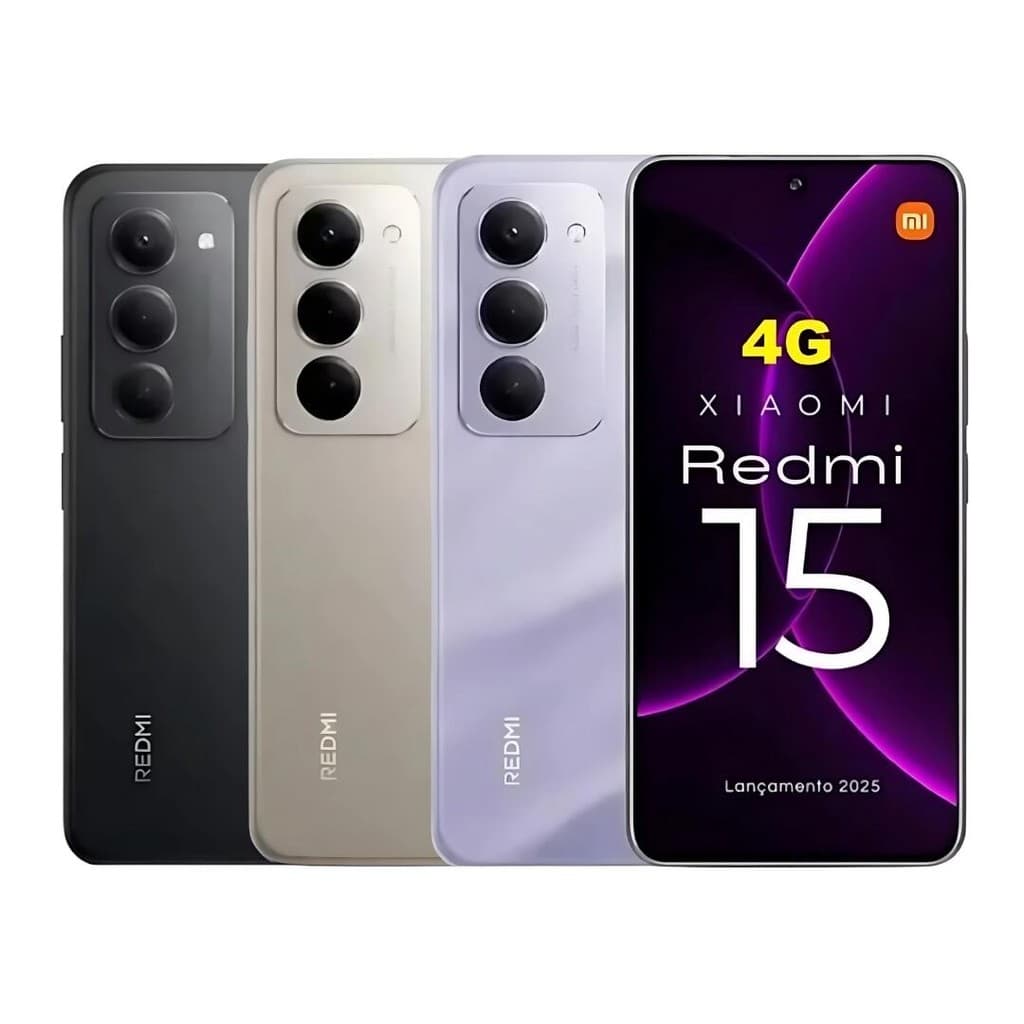 Smartphone Xiaomi Redmi 15 6GB RAM 128GB Dual SIM 7.000mAh Snapdragon 685