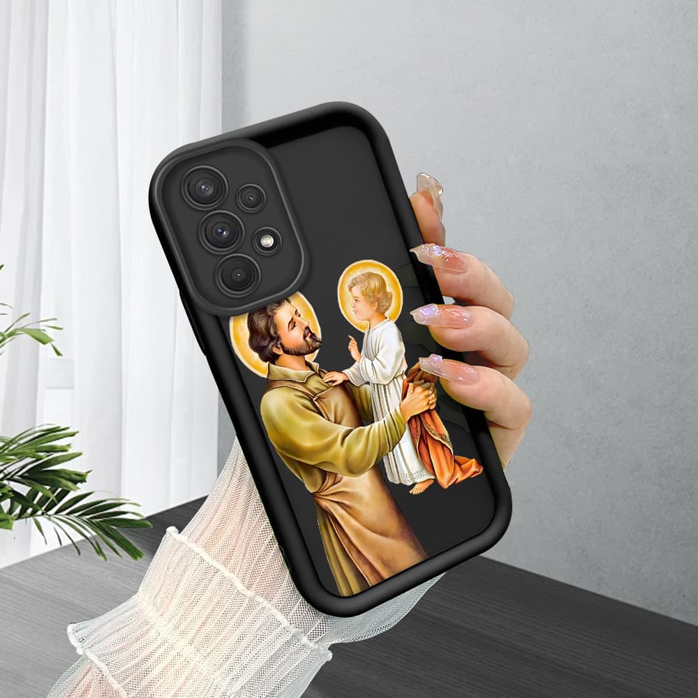 Capinha De Celular Silicone Macio Para Samsung Galaxy A32 4G Capa Protetora Preto Case 7641 TYB