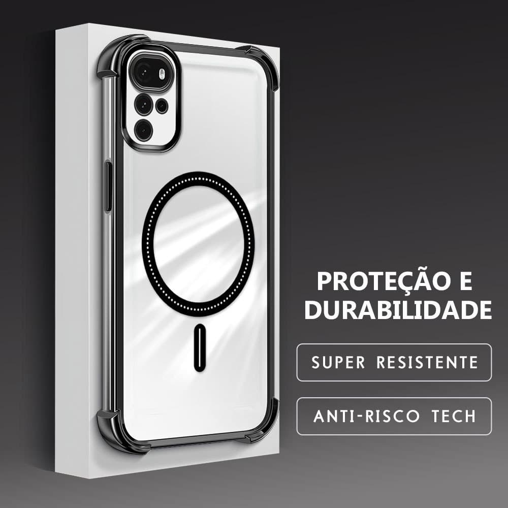 Capinha Anti-Queda Transparente Para Motorola Moto G22 Capa De Celular Macia Design Minimalista FS0842