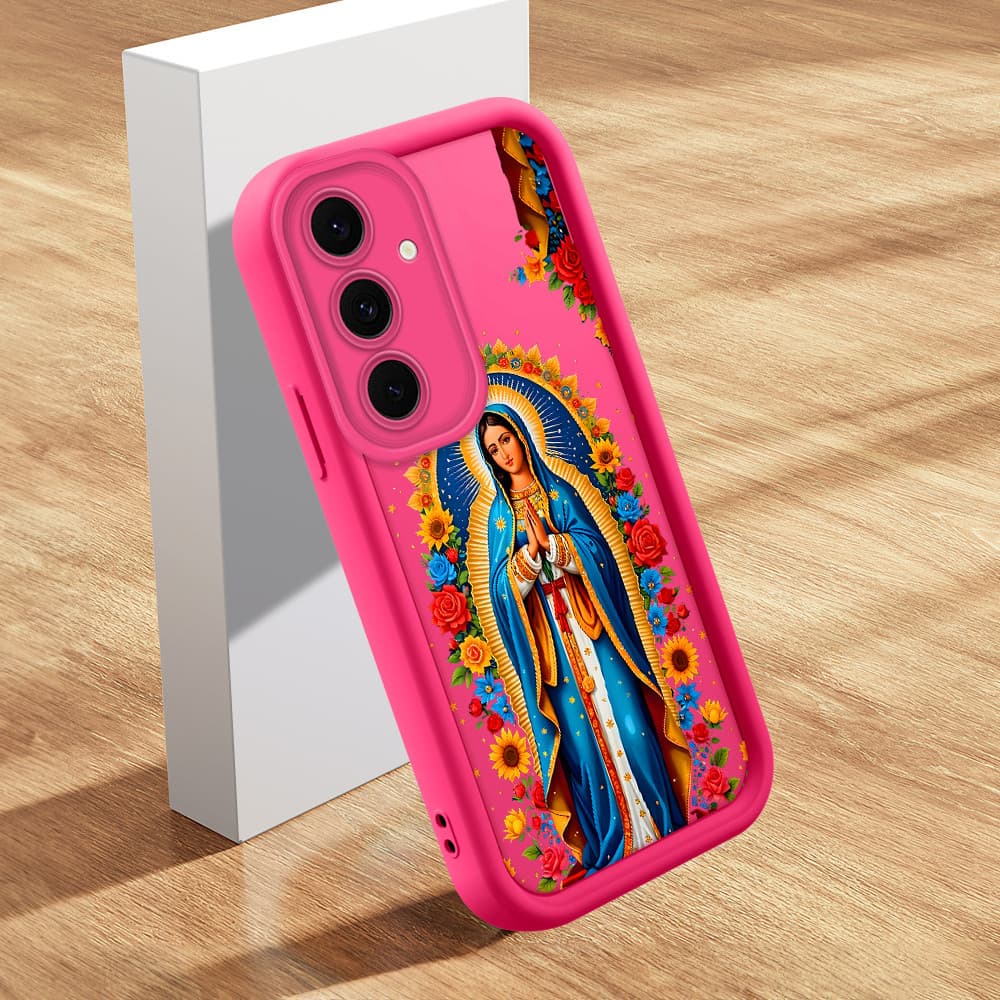 Capa De Celular Anti Choque Para Samsung Galaxy S24 FE 5G Capinha Macia Silicone Jesus TY 2354