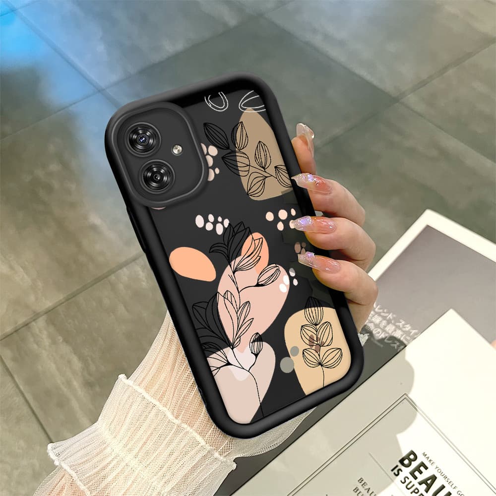Capinha Macia Para Motorola Moto G54 5G Capa De Celular Protetora Silicone Preta Case BTY 8089