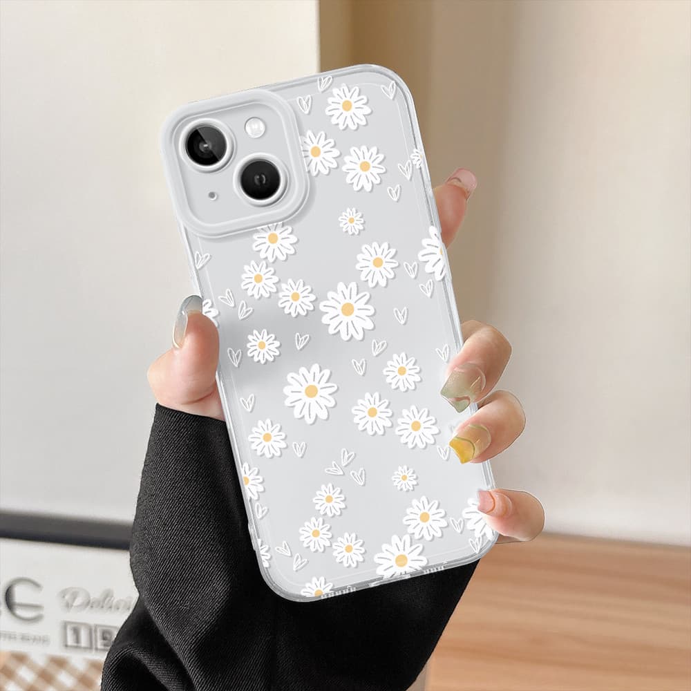 Capinha Capa Para iPhone 13 Kawaii Transparente Silicone De Celular 0391TSY