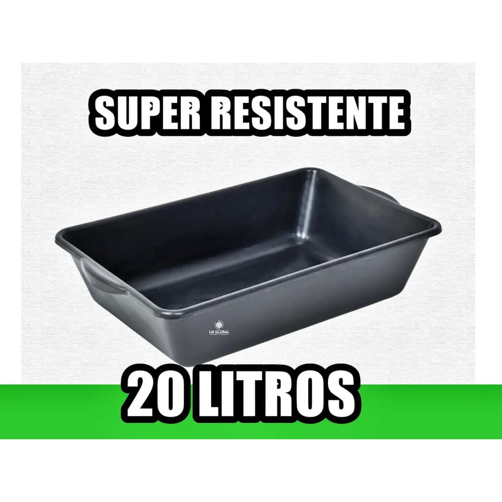🐈 Caixa Areia Gato 20L Bandeira Sanitaria Pet Borda Alta | Caixa Plastica Fácil Limpeza e Higiene