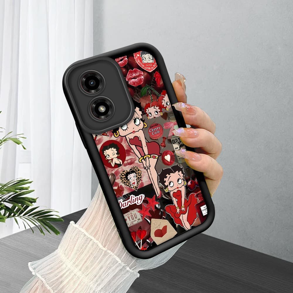 Capinha De Celular Silicone Macio Para Motorola Moto G04 G04S E14 Capa Protetora Preto Case 7033 TYB