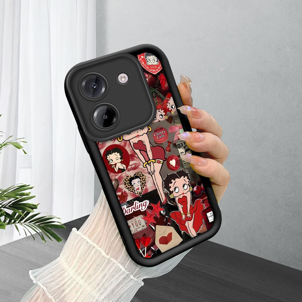 Capinha De Celular Silicone Macio Para Xiaomi Poco M7 Pro 5G Capa Protetora Preto Case 7033 TYB
