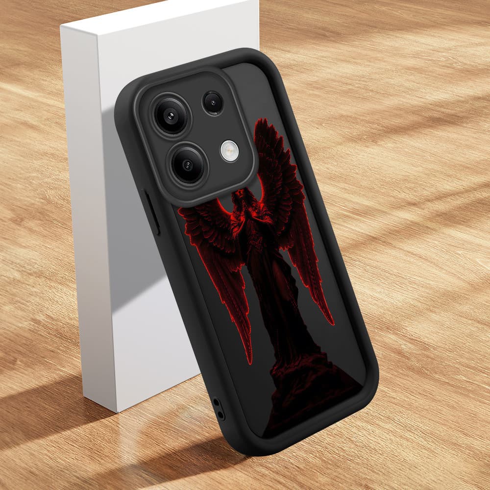 Capinha De Celular Silicone Macio Para Xiaomi Redmi Note 13 5G Capa Protetora Preto Case 7566 TYB