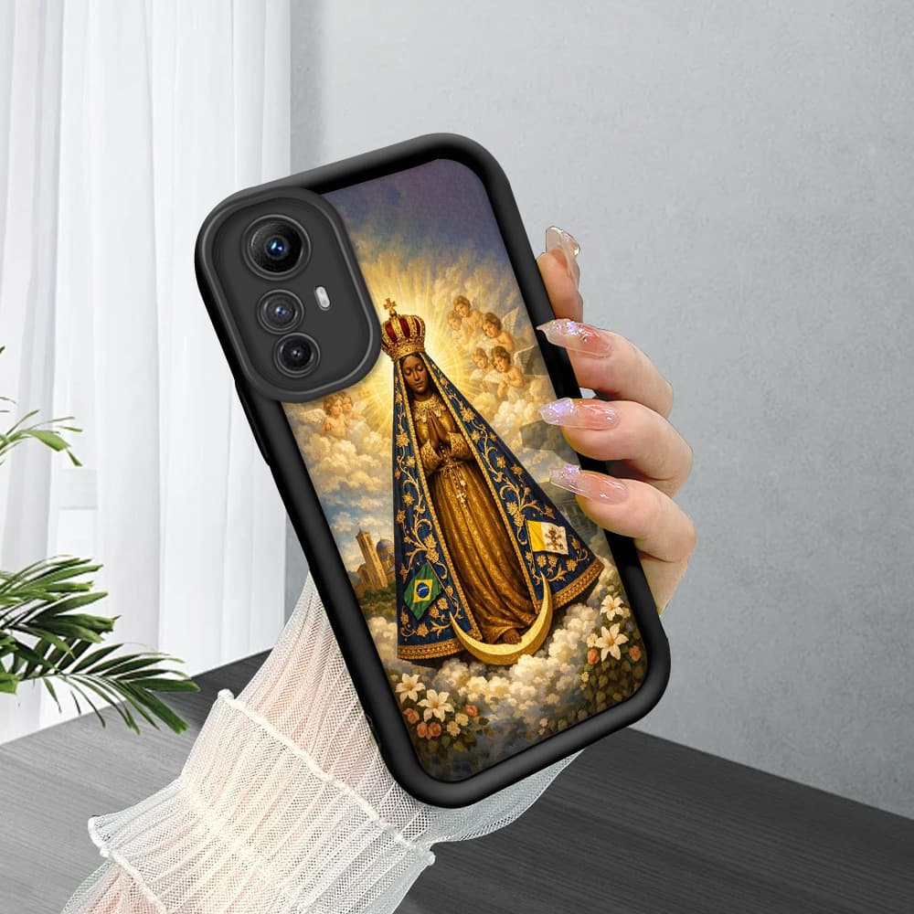 Capinha De Preto Sagrado Para Xiaomi Redmi Note 12S Capa De Celular Silicone Macia Phone Case 7579 TYB