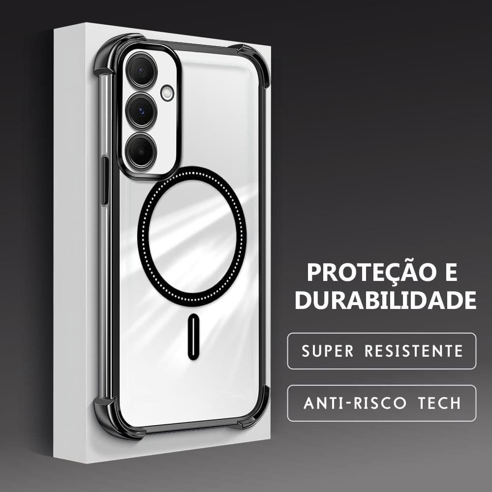 Capinha Anti-Queda Transparente Para Samsung Galaxy A55 5G Capa De Celular Macia Design Minimalista FS0842