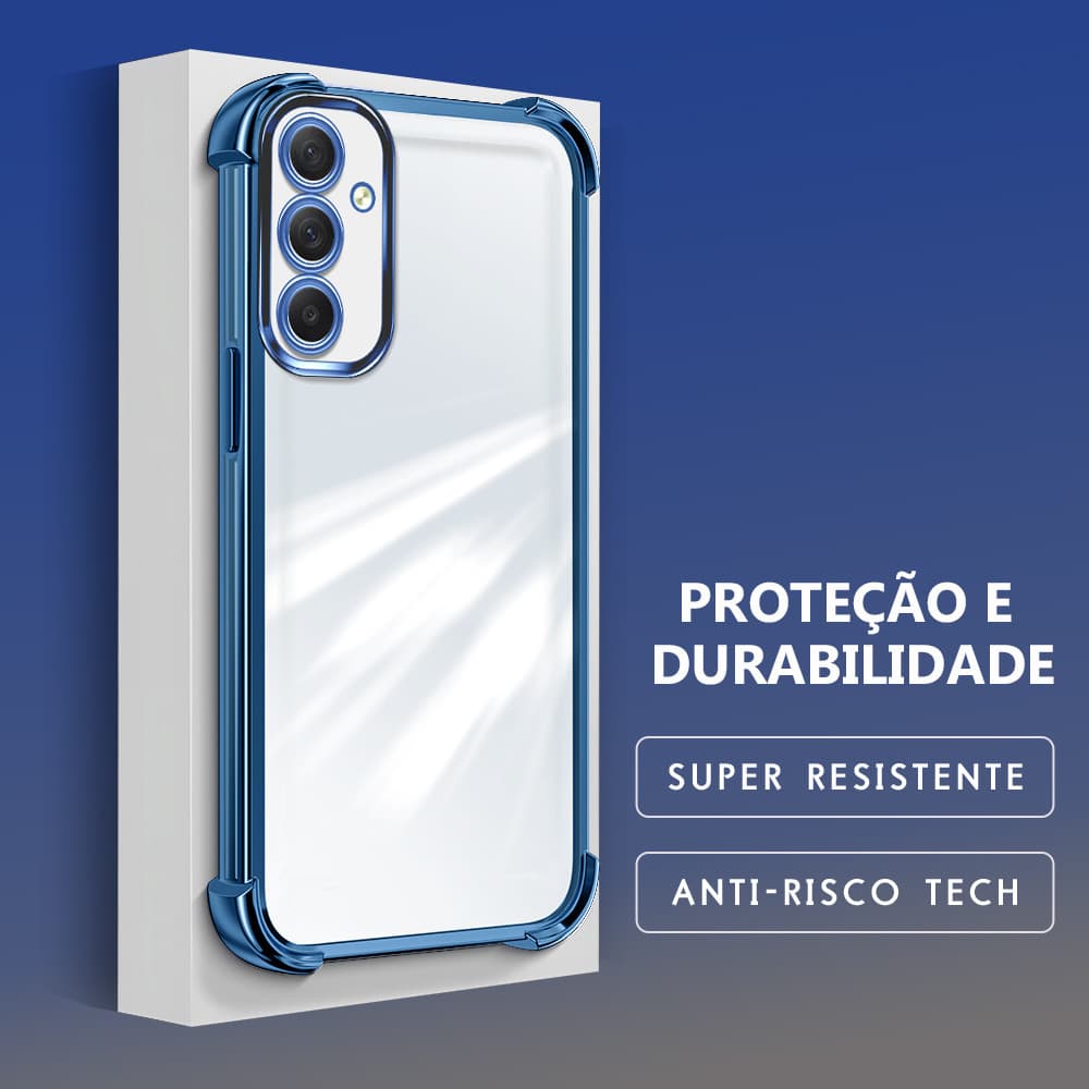 Capinha Capa Anti Impacto Transparente Luxo Para Samsung Galaxy M54 5G Case De Celular SJ 0000