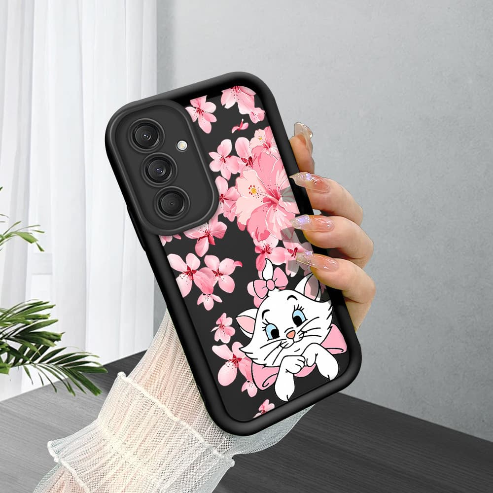 Capinha De Celular Silicone Macio Para Samsung Galaxy M55 5G Capa Protetora Preto Case 7719 TYB