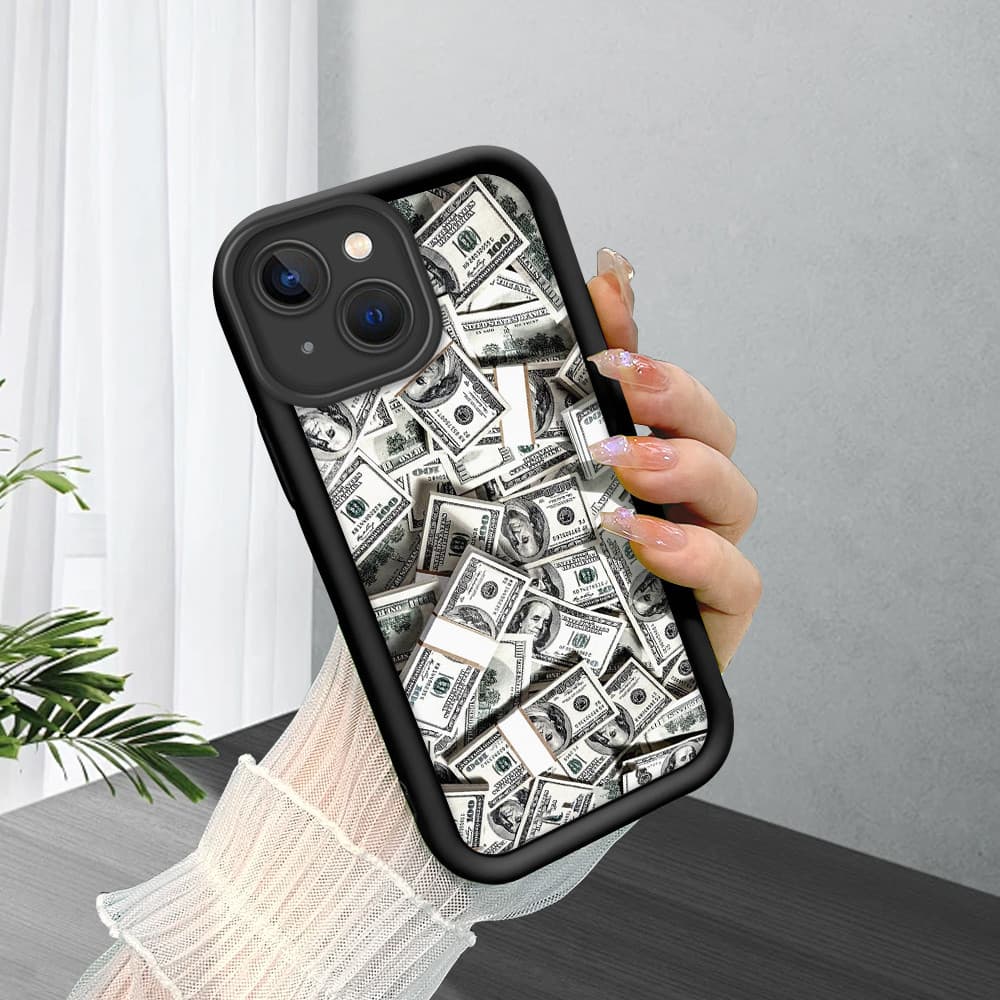 Capinha De Celular Silicone Macio Para iPhone 14 Plus Capa Protetora Preto Case 6353 TYB