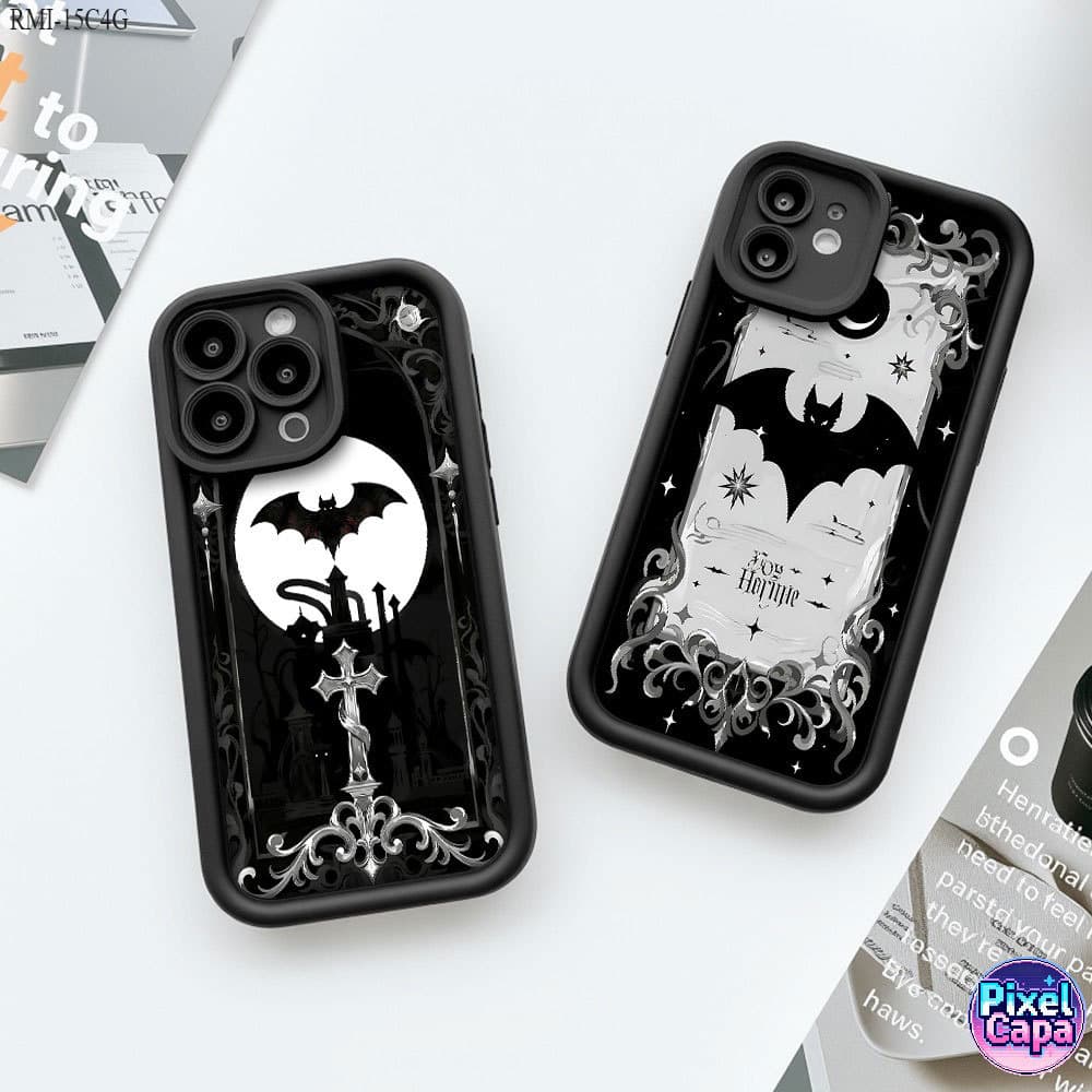 Capa De Celular Silicone Macio Preto Para Xiaomi Redmi 15C 13C 14C 12C 15 12 13 4G 5G Capinha Case 7440 TYB