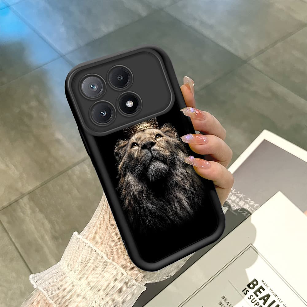 Capinha Para Xiaomi Poco X6 Pro 5G Case Normal Capa De Celular Preto Macio Silicone 7500 TYB