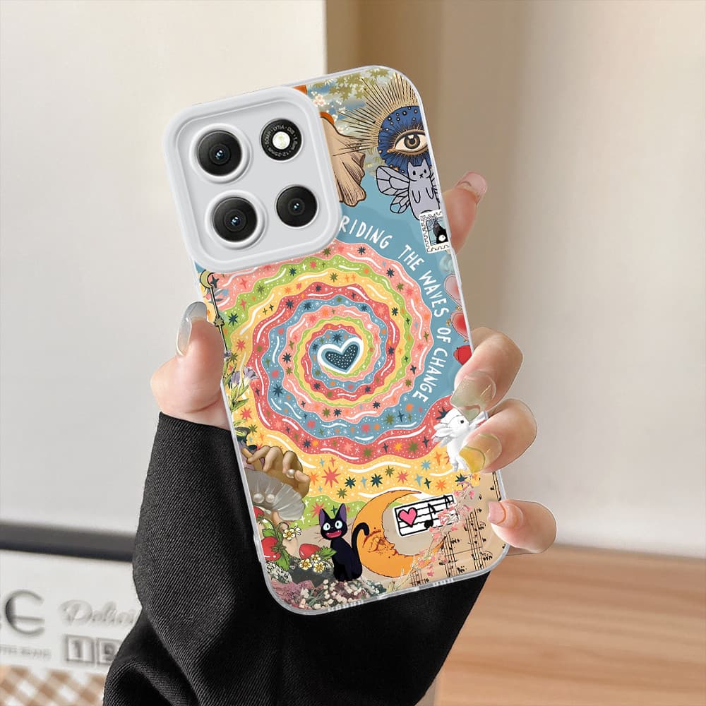Capa Para Motorola Moto G86 5G Capinha De Silicone Macio Celular Transparente Soft Case 0143 TSY