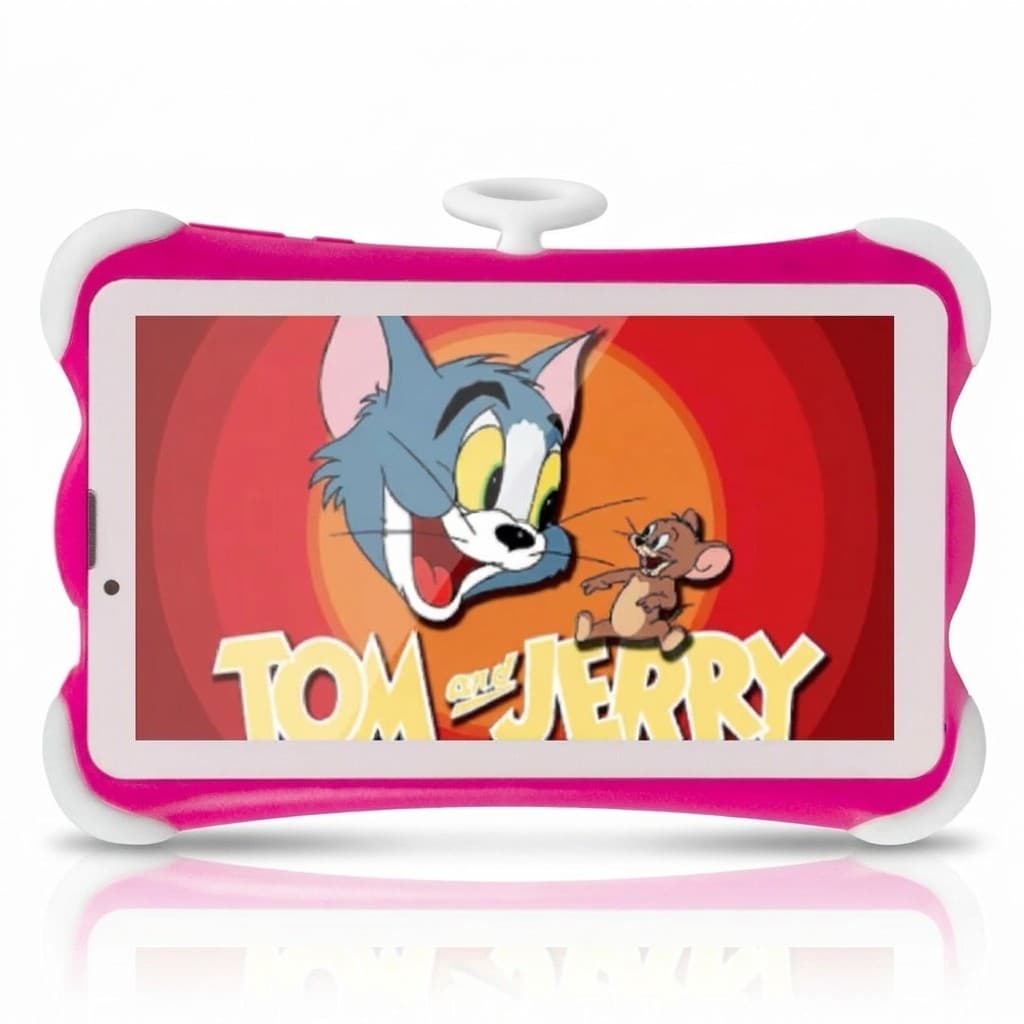 Tablet Infantil 64GB 4GB RAM Android 13 Quadcore Tela 7 Capa Antiqueda Wi-Fi Caneta Touch Play Store