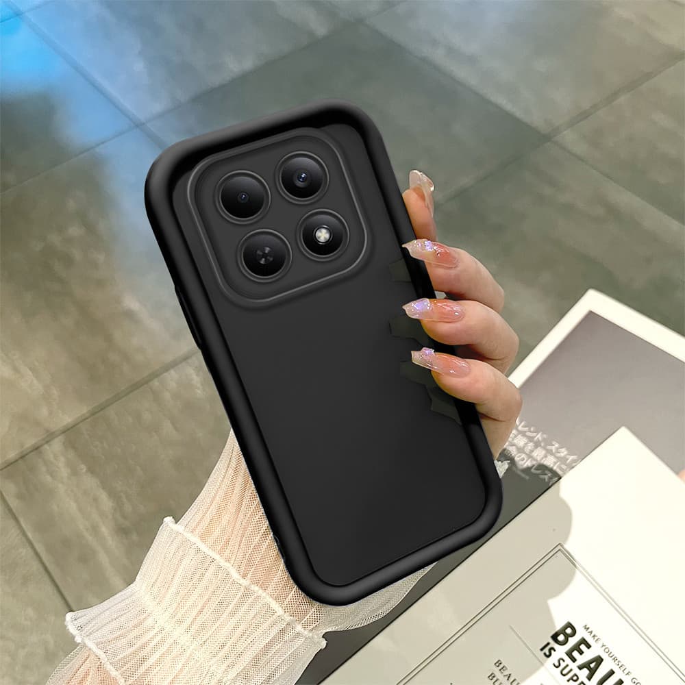 Capinha Para Xiaomi Redmi Note 15 4G 5G Capa De Celular Macio Silicone Preta Proteção Case BTY 5000