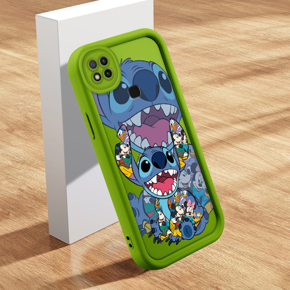 Capa De Celular Anti Choque Para Xiaomi Redmi 9C 10A Capinha Macia Silicone Stitch TY 2356