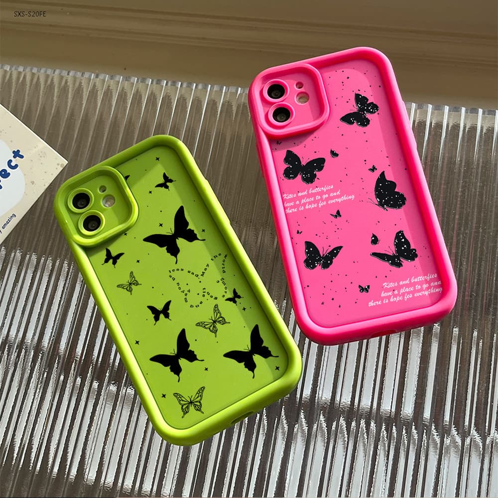 Capa Para Samsung Galaxy S24 S23 S22 S21 S20 FE Ultra 5G Soft Silicone Case Capinha Celular TY1515
