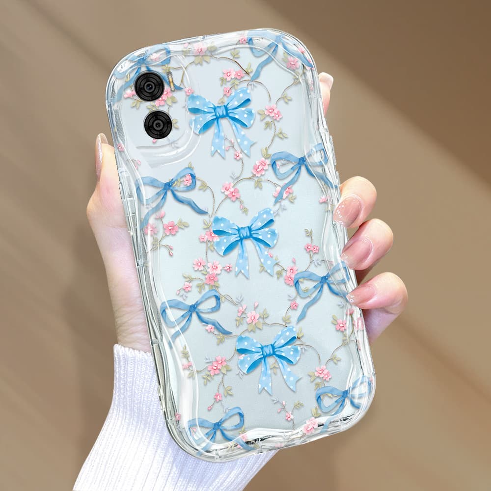 Capa Para Motorola Moto E22 Capinha De Silicone Macia Protetora Celular Com Textura Ondulada 3377 Case NYW