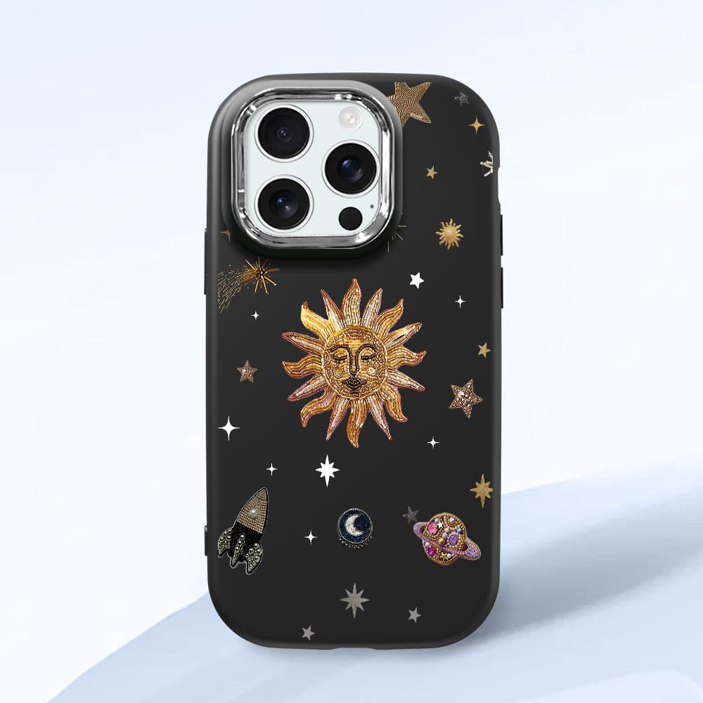 Capinha Para iPhone 16 Pro Capa De Celular Open Lens Silicone Traseira Case 1672 PD