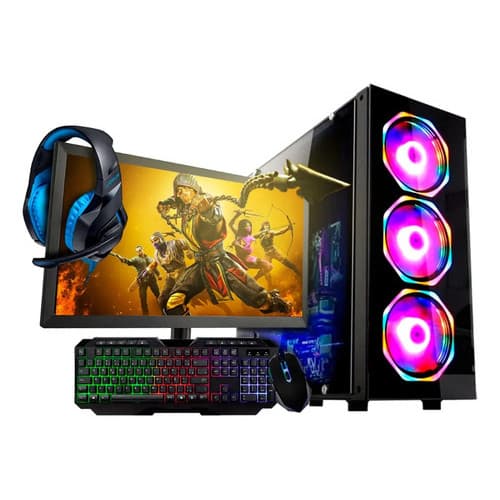 Pc Gamer Intel I5 16gb Hd 500gb + Monitor 21 + Kit Gamer