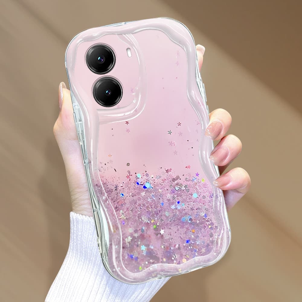 Capa Para Xiaomi Redmi Turbo 4 Capinha De Silicone Macia Protetora Celular Com Textura Ondulada 3350 Case NYW