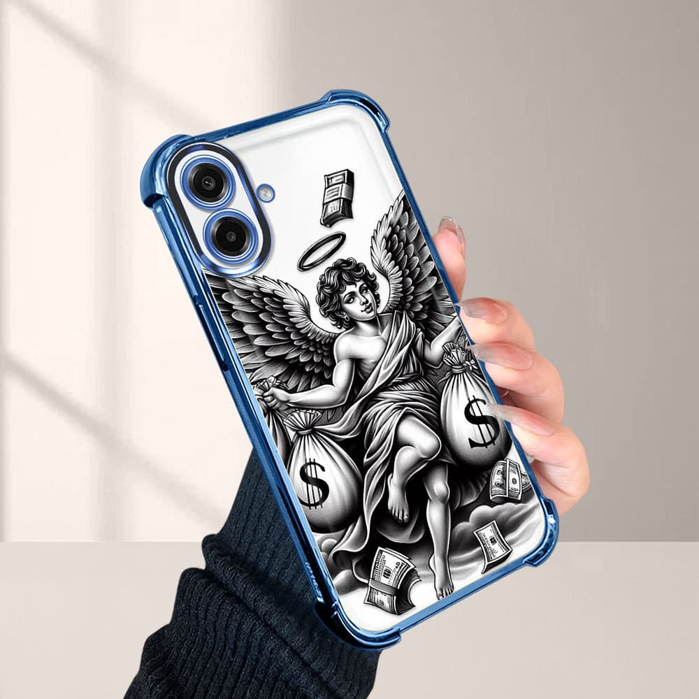 Capinha Anti-Queda Transparente Para Samsung Galaxy A07 4G Capa De Celular Macia Rico FS0953