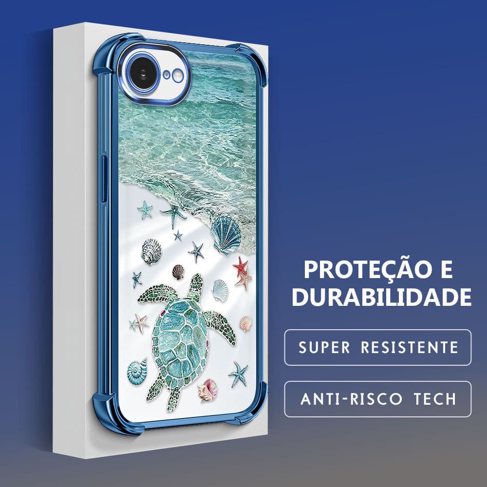 Capinha Anti-Queda Transparente Para iPhone 17E 16E Capa De Celular Macia FS1392