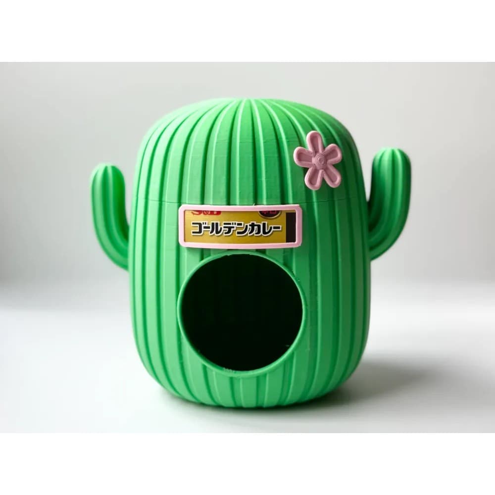 Casinha Toca Cactus para Hamster e Roedores Decorativa