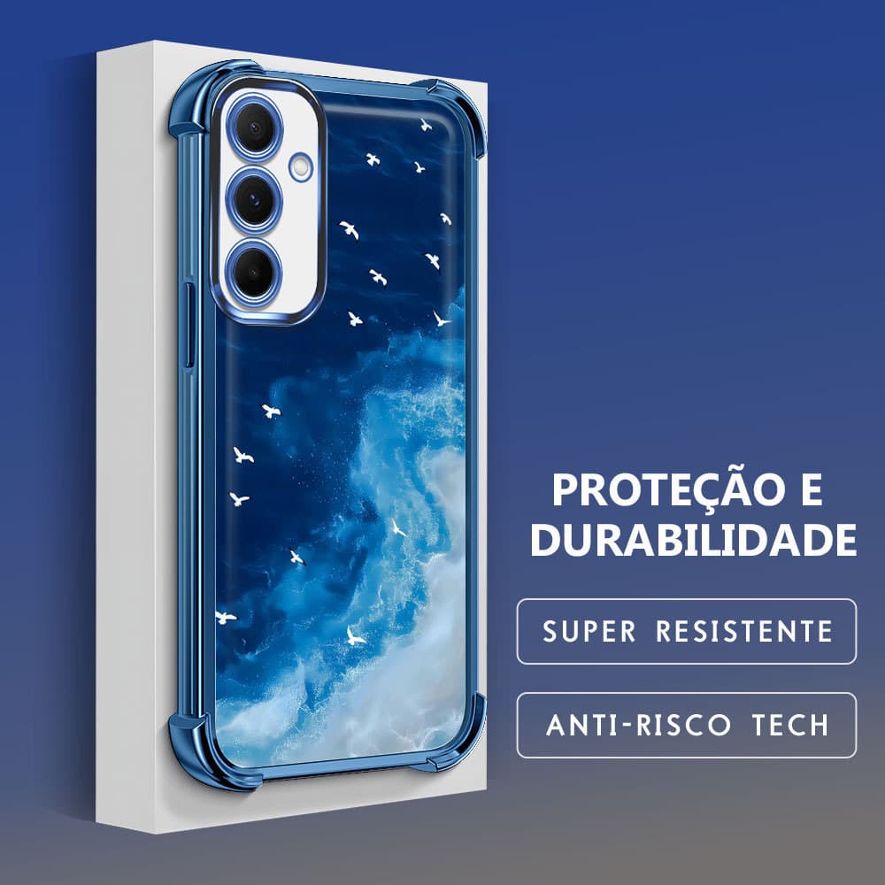 Capinha Para Samsung Galaxy A55 5G Capa De Celular Anti Impacto De Case FS1025