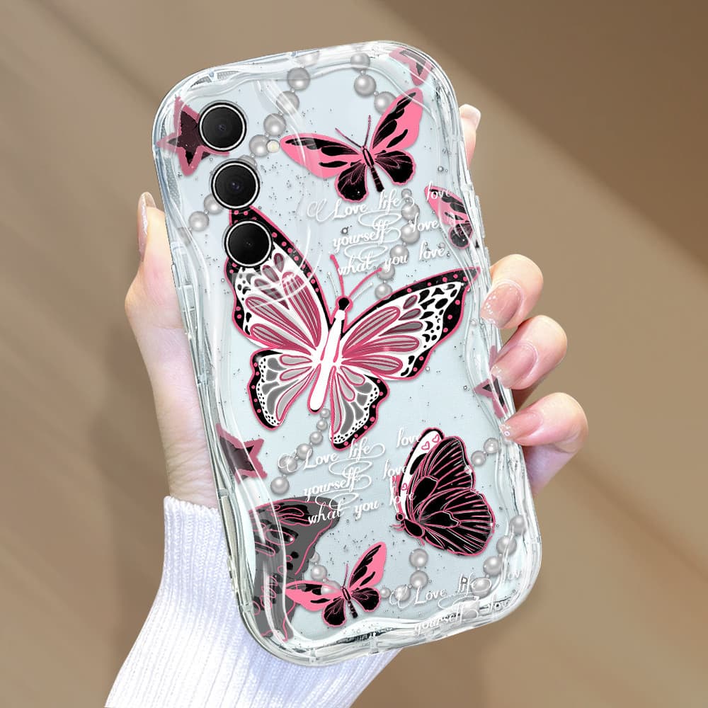 Capa Para Samsung Galaxy A35 5G Capinha De Silicone Macia Protetora Celular Com Textura Ondulada 3378 Case NYW