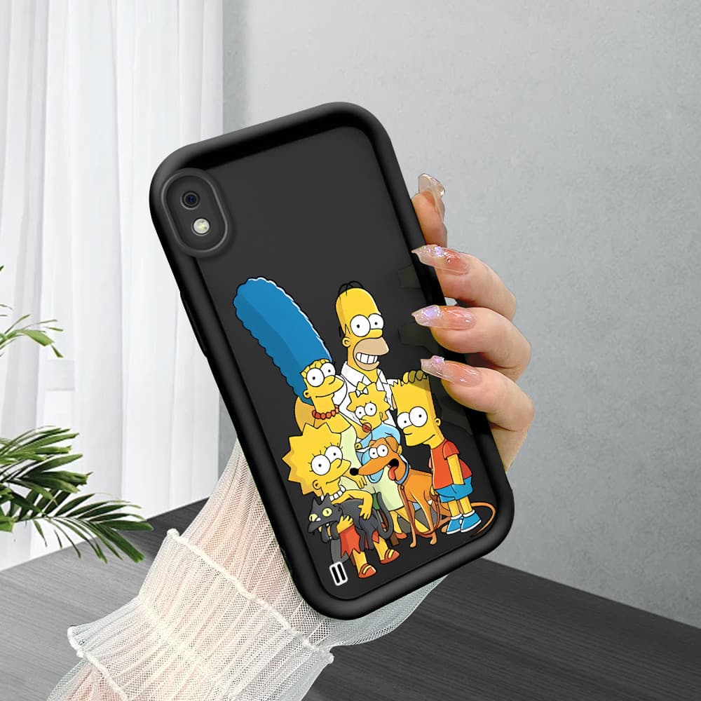 Capinha De Celular Silicone Macio Para Samsung Galaxy A10 Capa Protetora Preto Case 7408 TYB