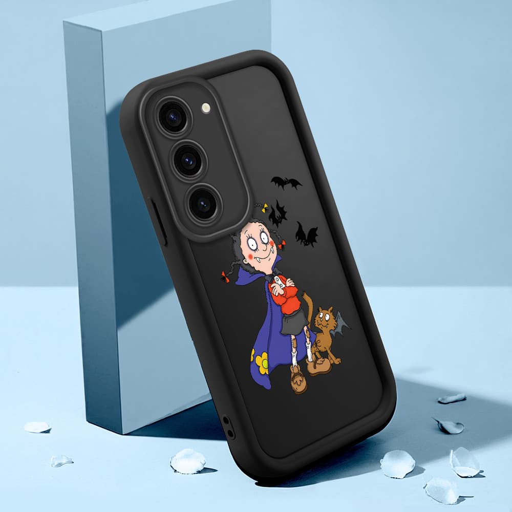 Capinha De Celular Silicone Macio Para Samsung Galaxy S23 5G Capa Protetora Preto Case 7711 TYB