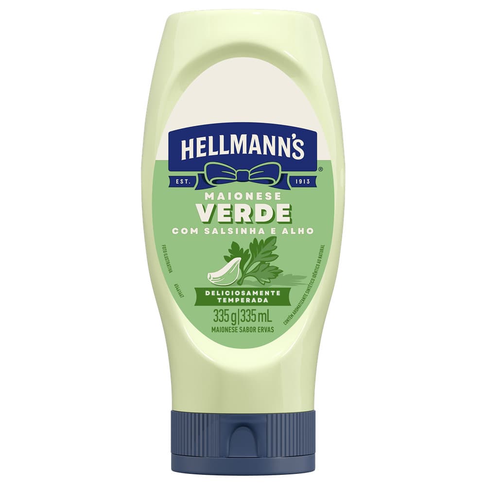 Maionese Verde Squeeze Cremosa e Irresistível 335g