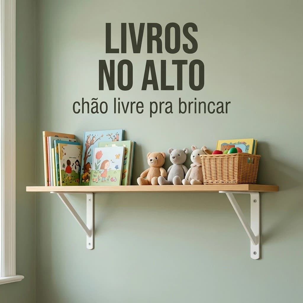 Triângulo Aço Mão Francesa Suporte Prateleira Quarto Infantil Livros Brinquedos Cesto Decoração Parede Aconchegante