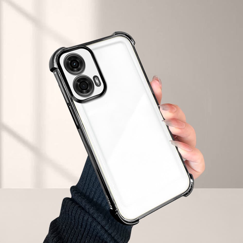 Capinha Anti-Queda Transparente Para Motorola Moto G24 Capa De Celular Macia FS0000