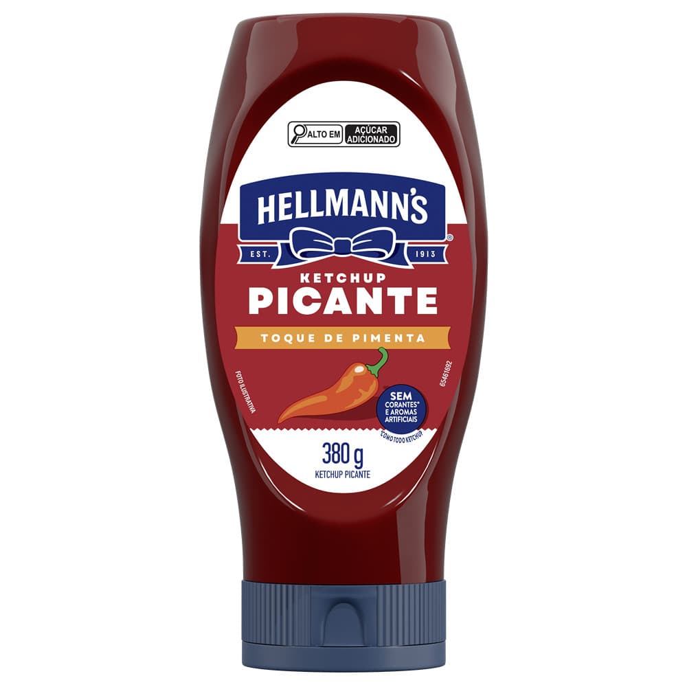 Ketchup Picante Sabor Intenso e Irresistível 380g