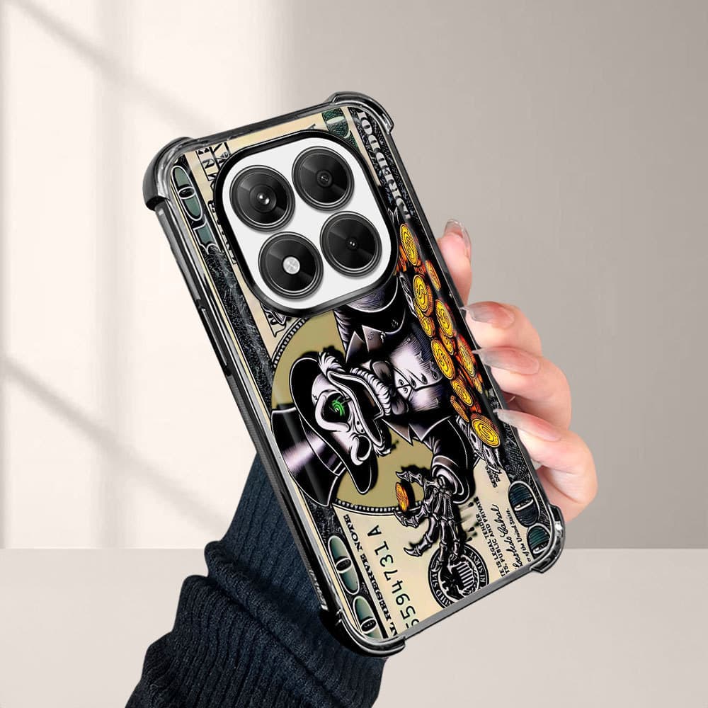 Capinha Anti-Queda Transparente Para Xiaomi Poco X7 5G Capa De Celular Macia Tio Patinhas FS0943