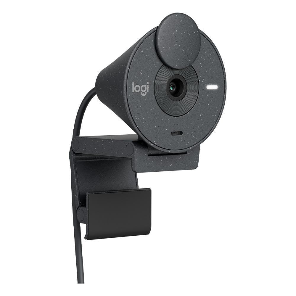 Webcam Logitech Brio 300 Full HD 1080p USB-C Microfone
