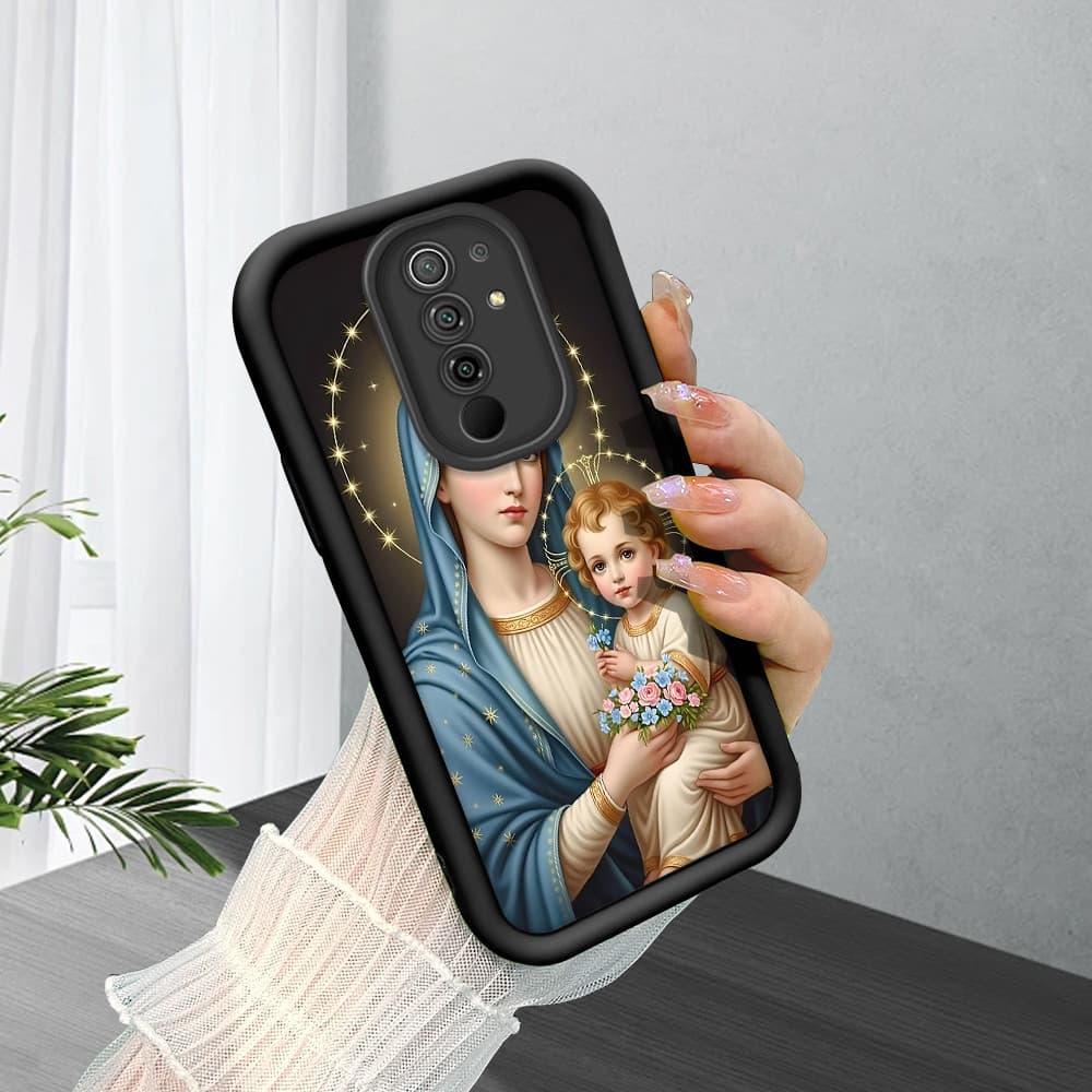 Capinha Para Xiaomi Redmi 9 Case Normal Capa De Celular Preto Macio Silicone 8190 TYB