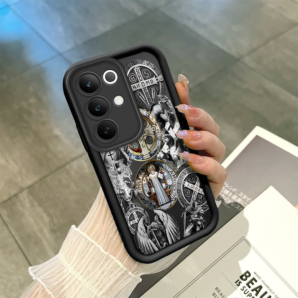 Capinha Para Realme C85 4G 5G Capa De Celular Macia Silicone Protetora Preta Case BTY 6850