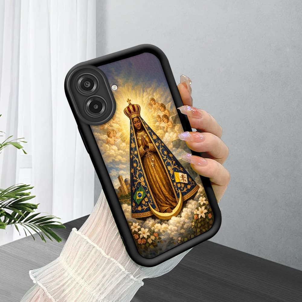 Capinha De Preto Sagrado Para Samsung Galaxy A07 4G 5G Capa De Celular Silicone Macia Phone Case 7579 TYB
