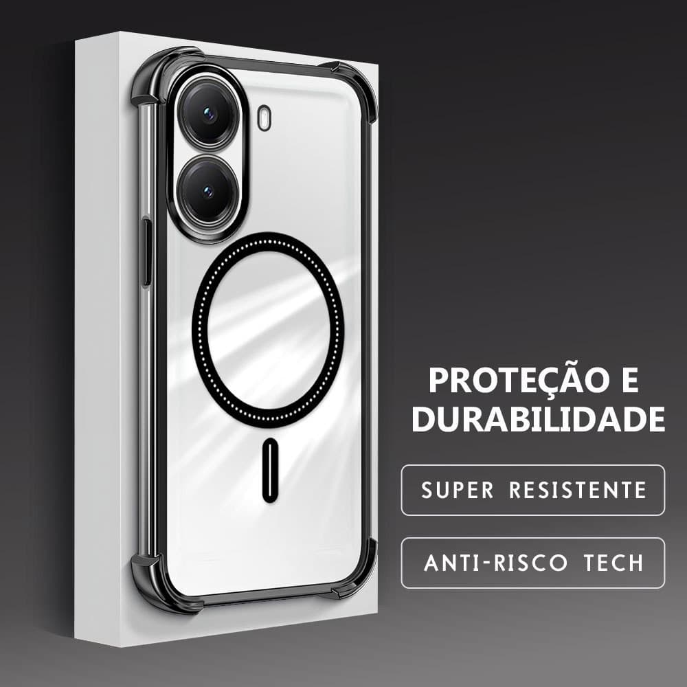 Capinha Anti-Queda Transparente Para Xiaomi Poco X7 Pro 5G Capa De Celular Macia Design Minimalista FS0842