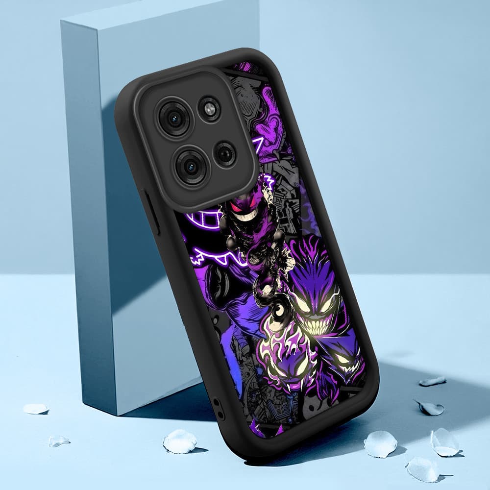 Capinha Para Motorola Moto G75 5G Capa De Celular Macia Silicone Protetora Preta Case BTY 6448