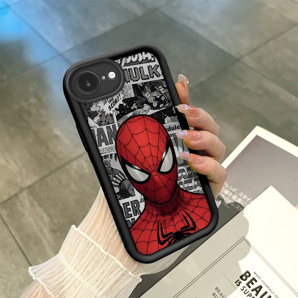 Capa Para iPhone 17E 16E Capinha De Celular Macia Preta Silicone  TY6293