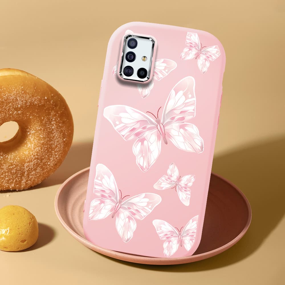 Capinha Para Samsung Galaxy A51 Capa De Celular Open Lens Silicone Traseira Case 1644 PD