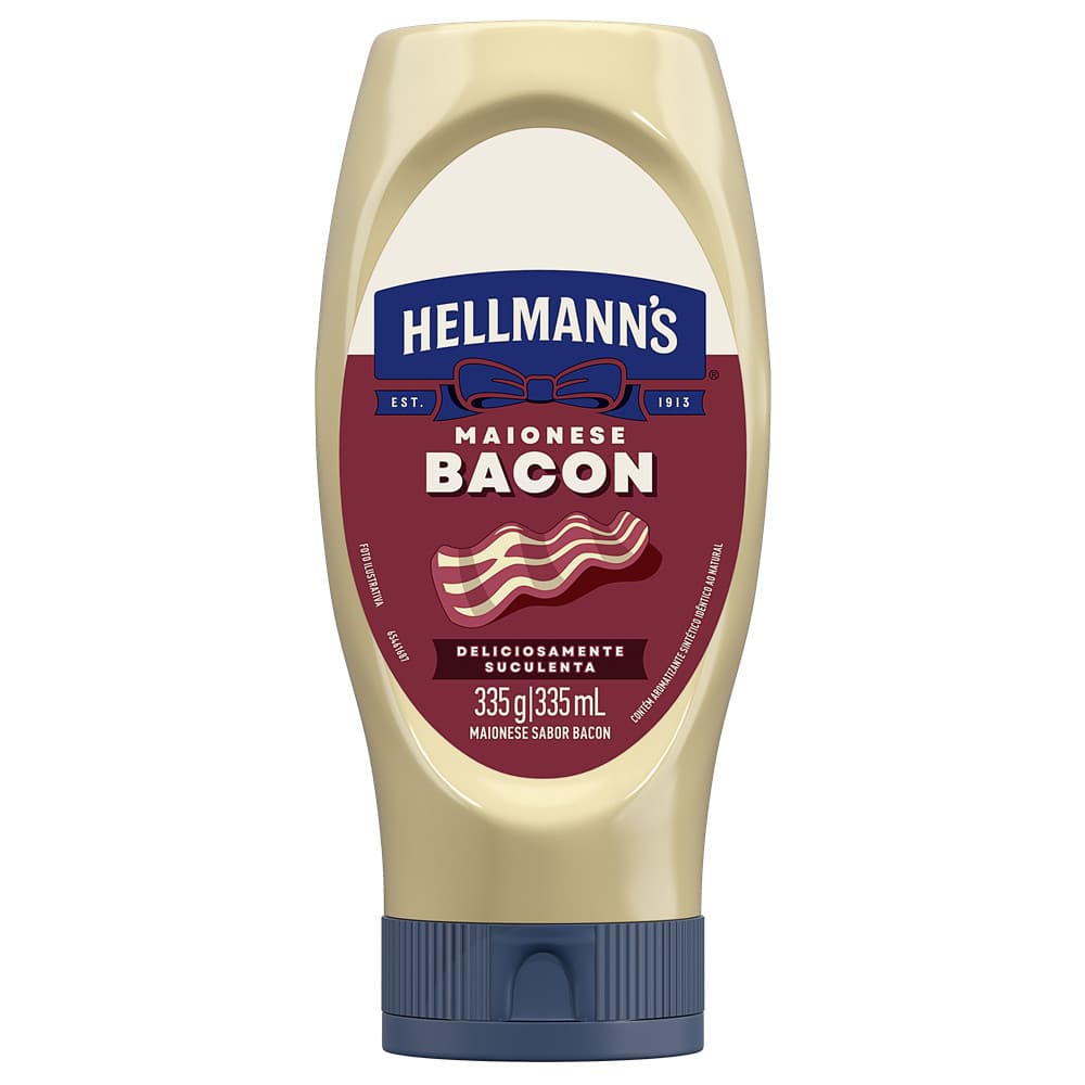 Maionese Bacon Sabor Intenso e Irresistível 335g