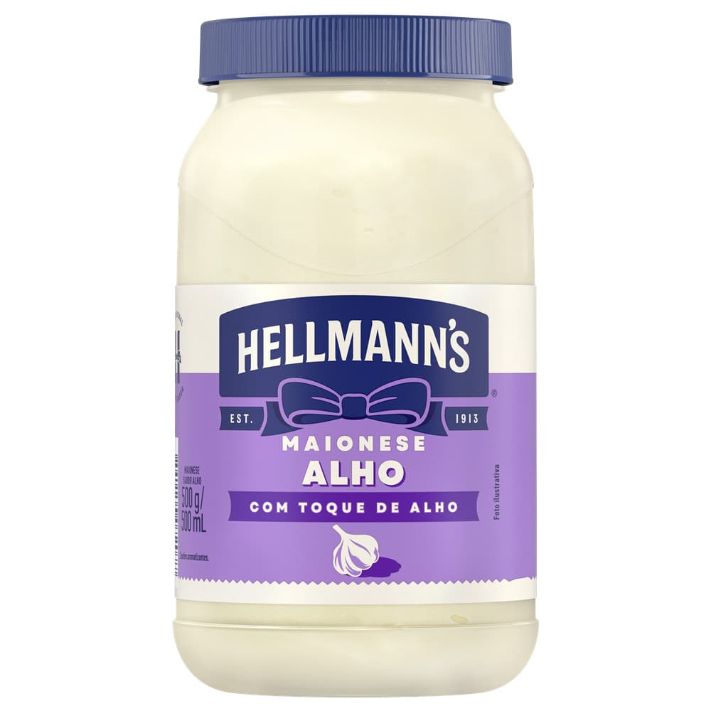 Maionese de Alho Cremosa e Saborosa 500g