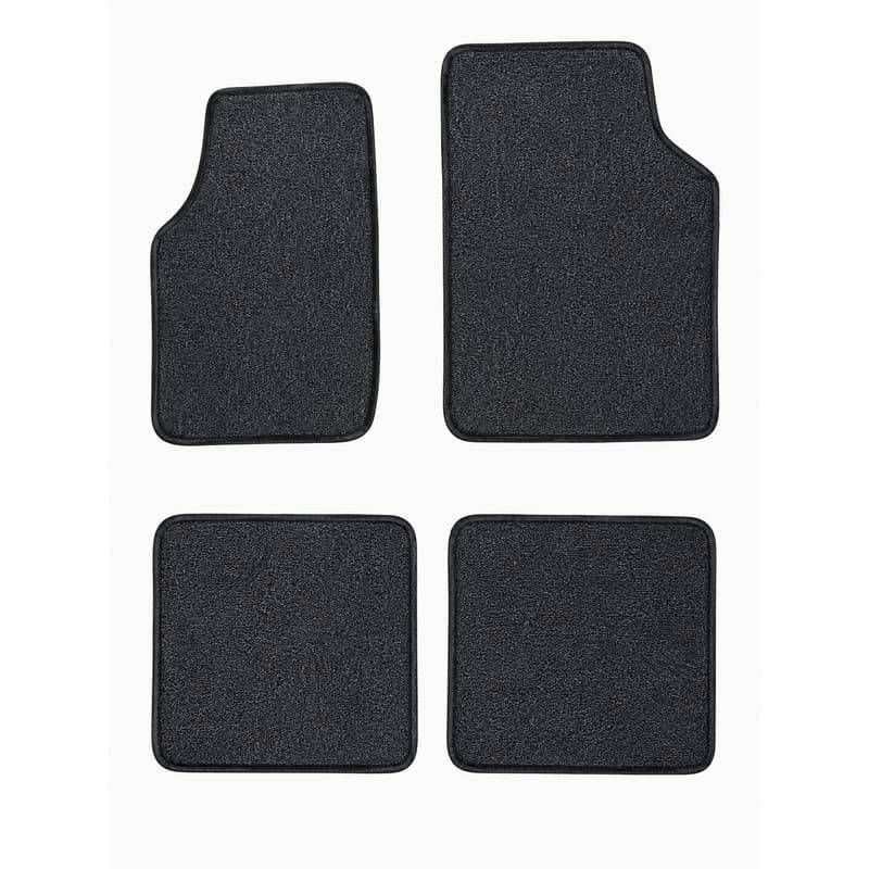 Tapete Automotivo Borracha Texturizada Preto 4 Peças FNX-112 Citroën C4 Lounge Tapete de Borracha Fenix Automotivo PVC/B